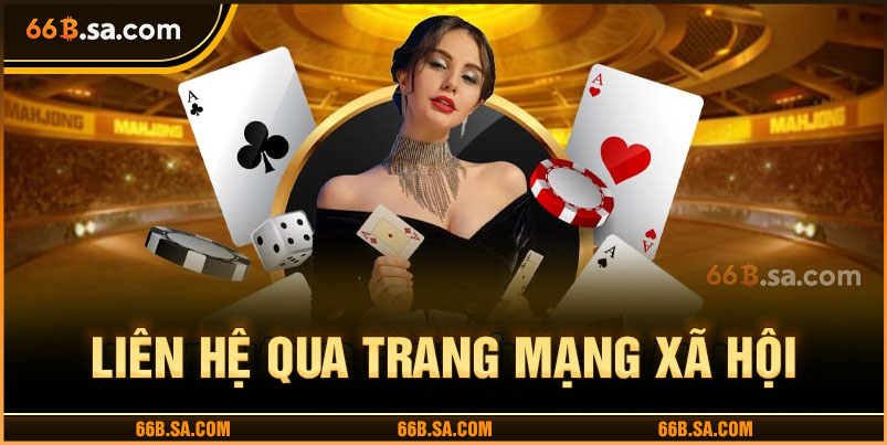 liên hệ 66B qua mạng xã hội
